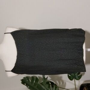 David Lerner Black Leopard Print Cami